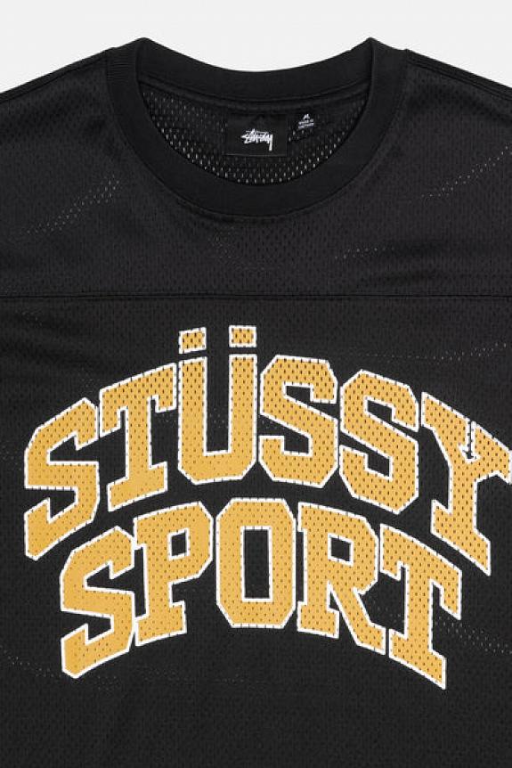 Stüssy Sport Mesh Football Jersey Black