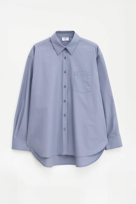 Filippa K Sammy Shirt Grey Blue