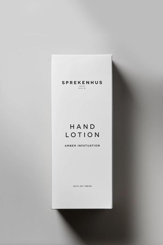 Sprekenhus Hand Lotion Glass Edition 500ml - Amber Infatuation-1