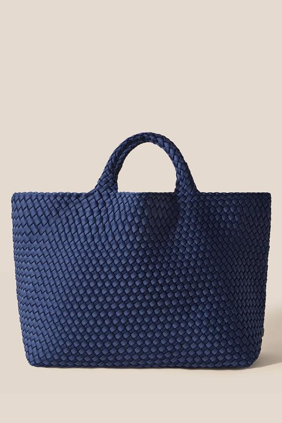 Naghedi St Barths Large Tote Ink Blue