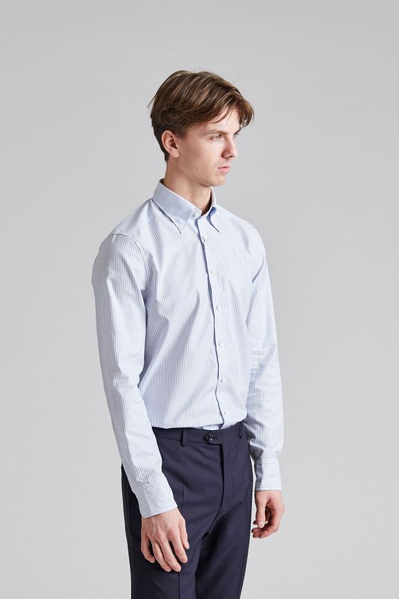 Stenströms Slimline Bluestripe Oxford BD-1