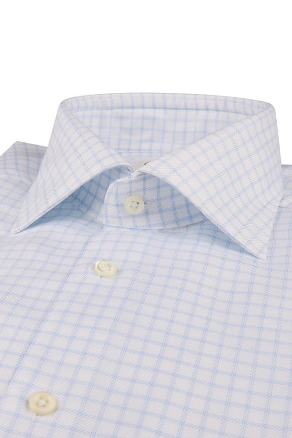 Stenströms Slimline Light Blue Check-1