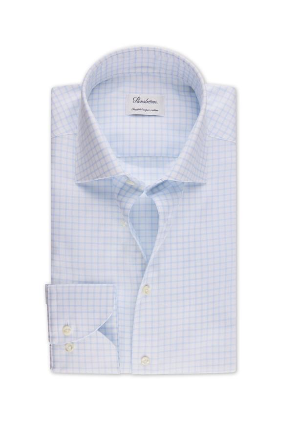 Stenströms Slimline Light Blue Check