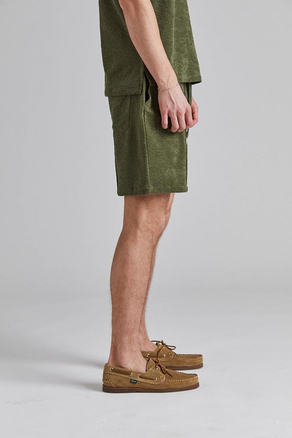 Stenströms Terry Shorts Green-1