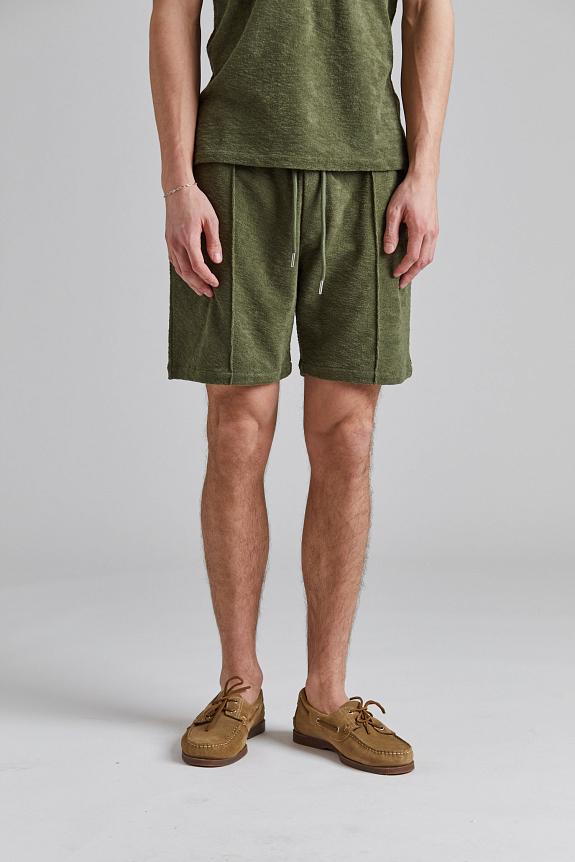 Stenströms Terry Shorts Green