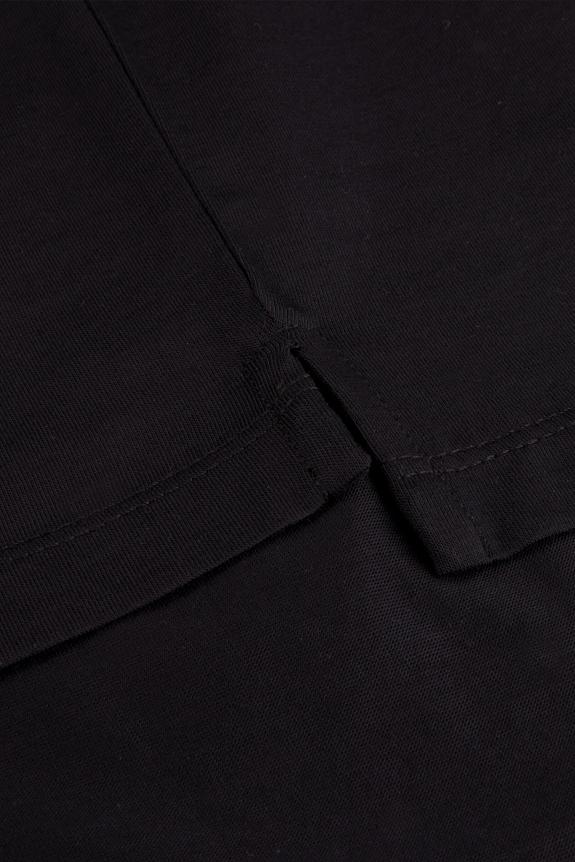 Stenströms Mercerized Cotton Polo Shirt Black-6