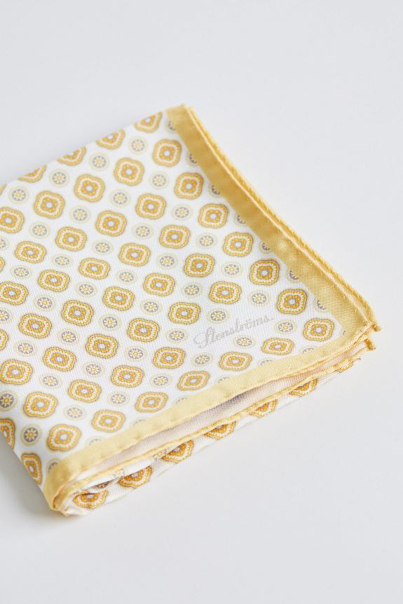 Stenströms Silk Bandana Yellow Medallion-1