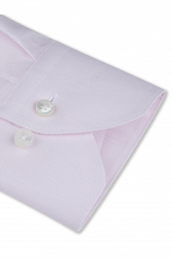 Stenströms Slimline Cotton Linen Shirt Pink-2