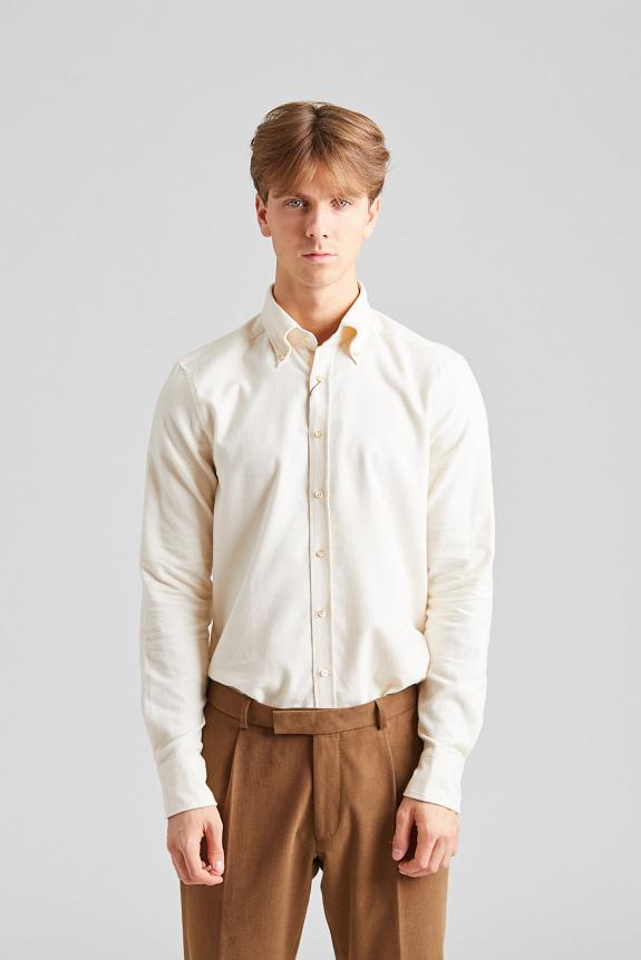 Stenströms Slimline Flannel Offwhite