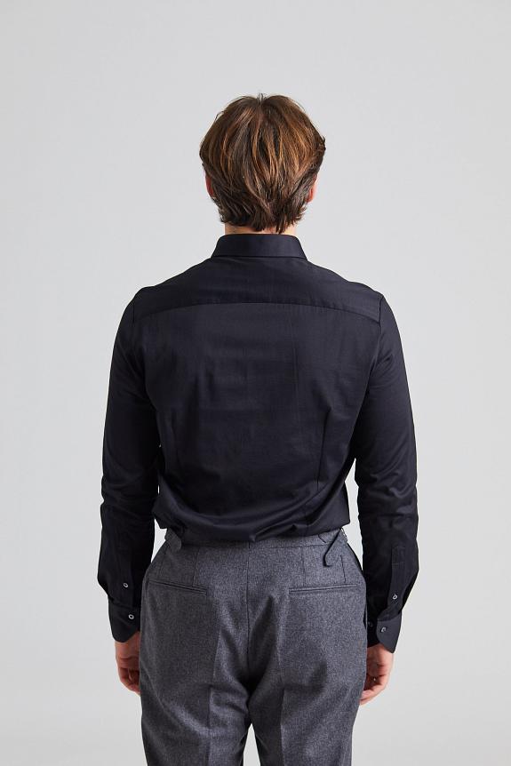 Stenströms Slimline Jersey Shirt Black-1
