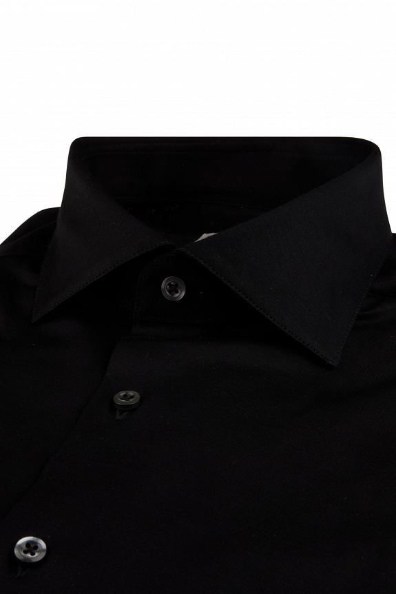 Stenströms Slimline Jersey Shirt Black-1