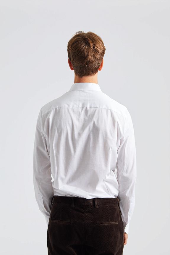 Stenströms Slimline Jersey Shirt White 