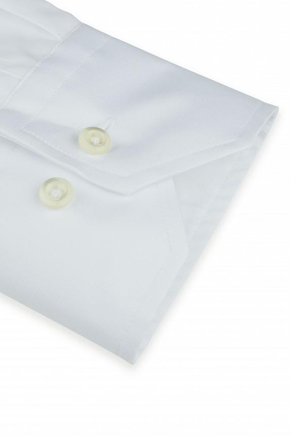 Stenströms Superslim Superior Twill Shirt White-2