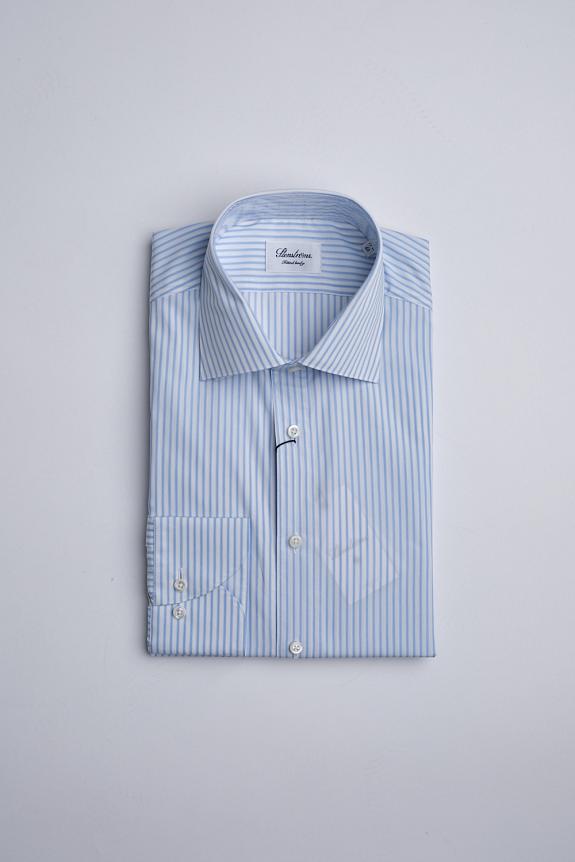 Stenströms Fitted Body Bold Blue Stripe