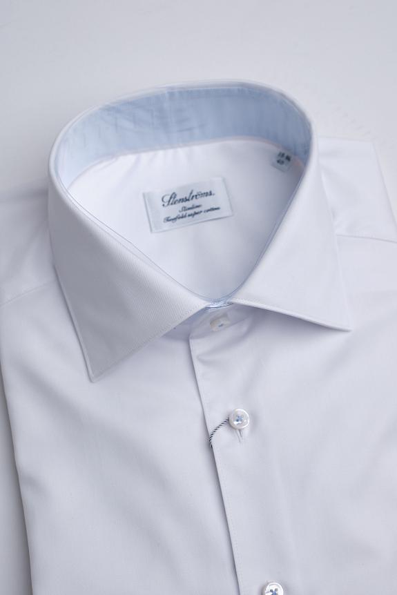 Stenströms Slimline White with Lt Blue Contrast-1