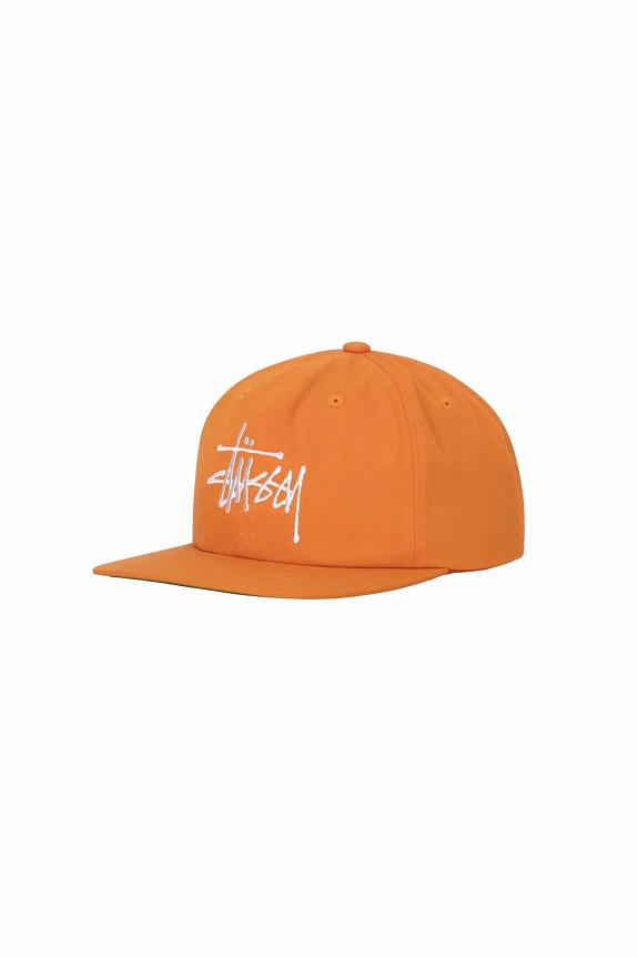 Stüssy Basic Strapback Cap Orange