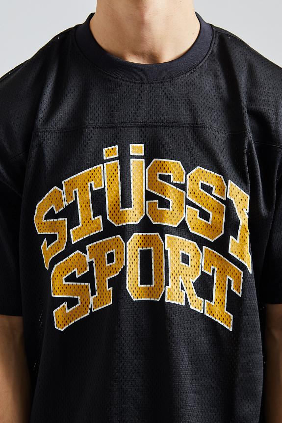 Stüssy Sport Mesh Football Jersey Black-1