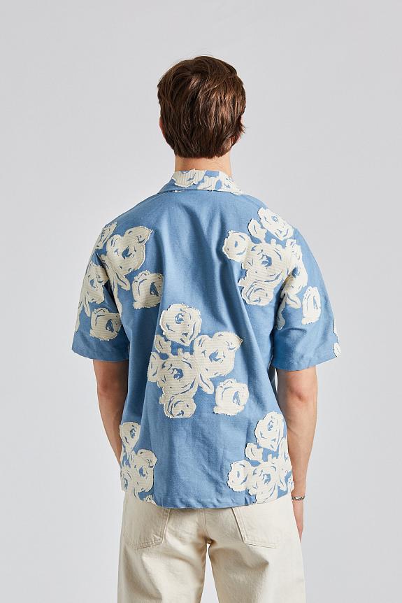 Sunflower Cayo Shirt SS Blue Short sleeve
