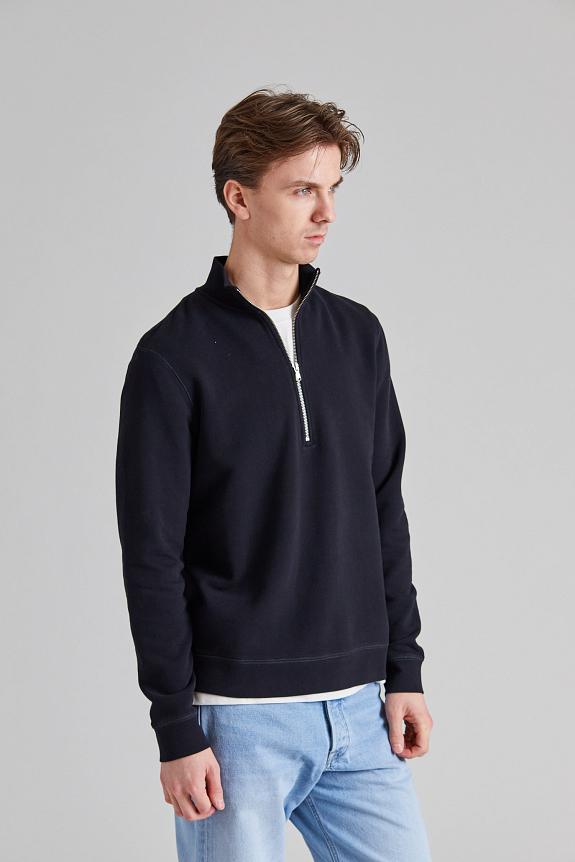 SUNSPEL Half Zip Sweatshirt Black-1
