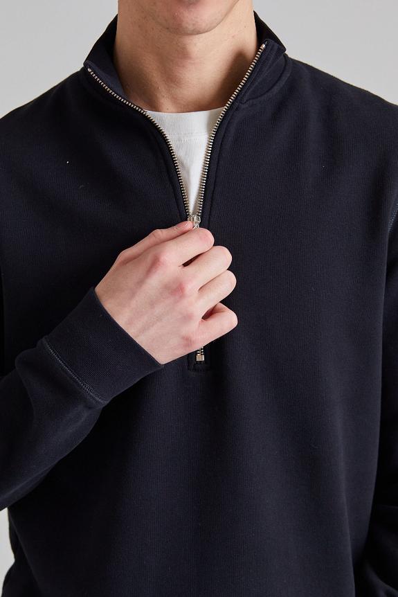 SUNSPEL Half Zip Sweatshirt Black-3