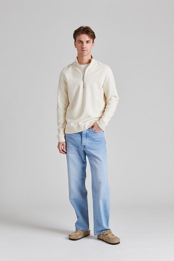 SUNSPEL Half Zip Sweatshirt Undyed