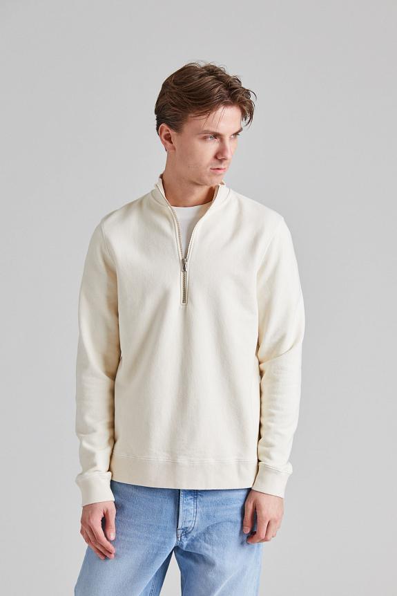 SUNSPEL Half Zip Sweatshirt Undyed-2