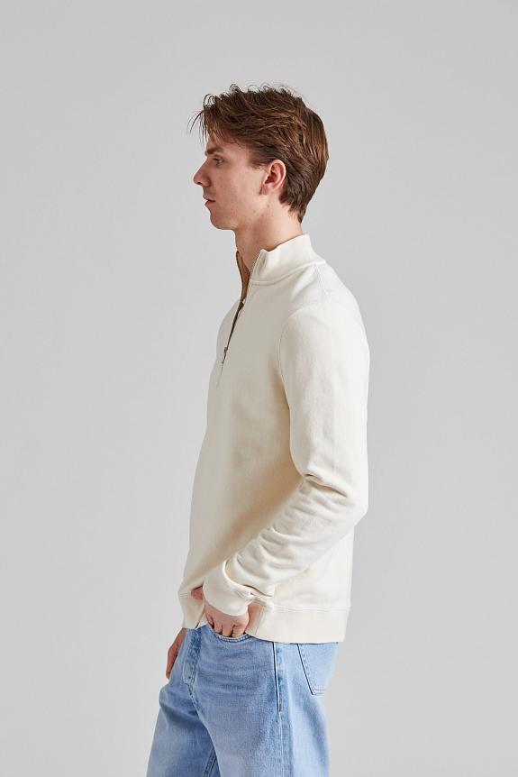 SUNSPEL Half Zip Sweatshirt Undyed-3