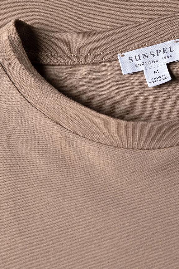 Sunspel SS Crew Neck T-Shirt Sandstone