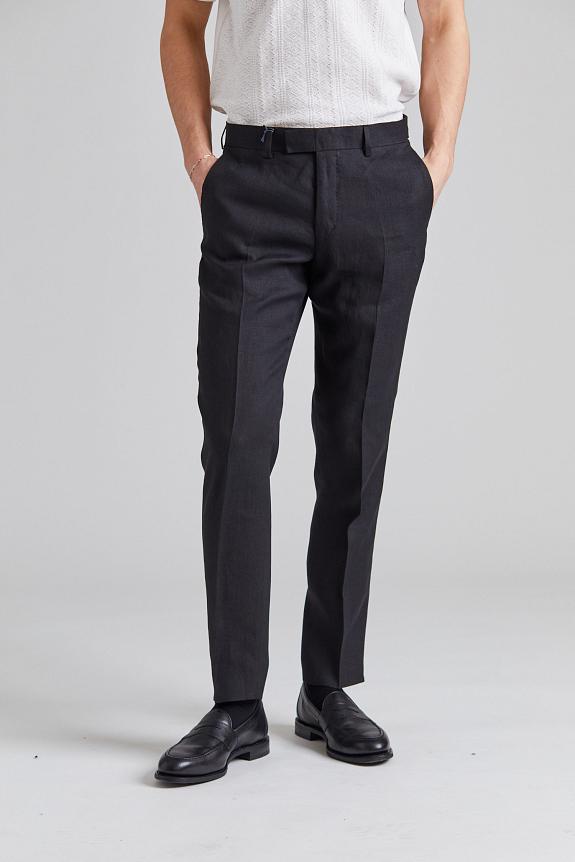 Tiger of Sweden Tenuta Linen Trouser Black-1