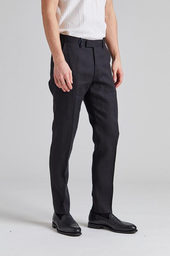 Tiger of Sweden Tenuta Linen Trouser Black-2