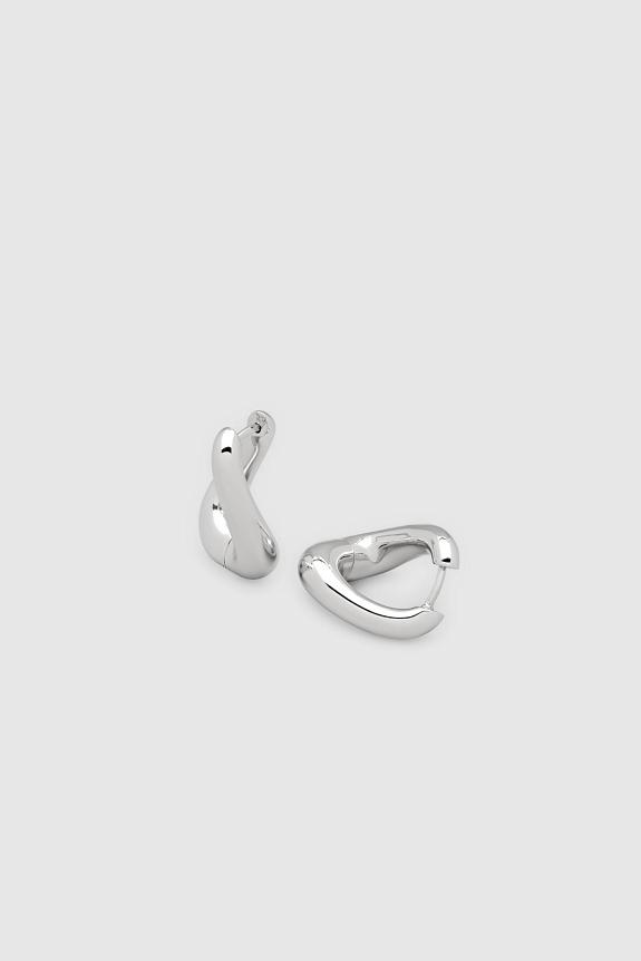 Tom Wood Twist Hoops Silver