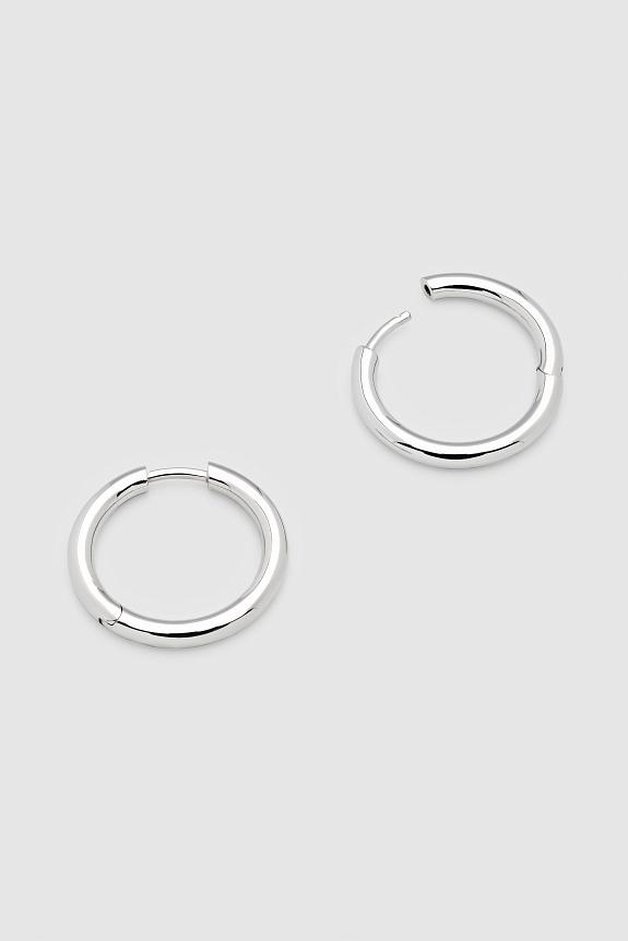 Tom Wood Classic Hoop Medium Silver