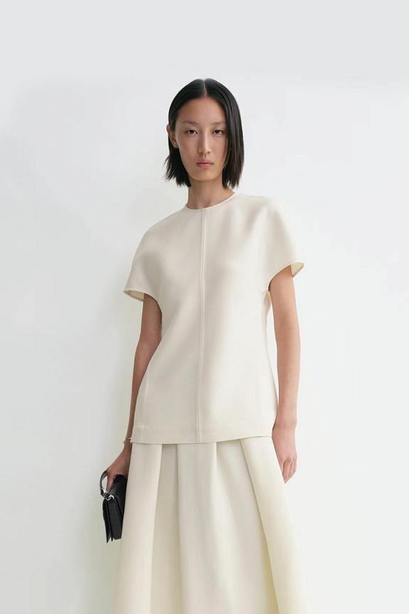 Toteme Cap-Sleeve Top Macadamia-1