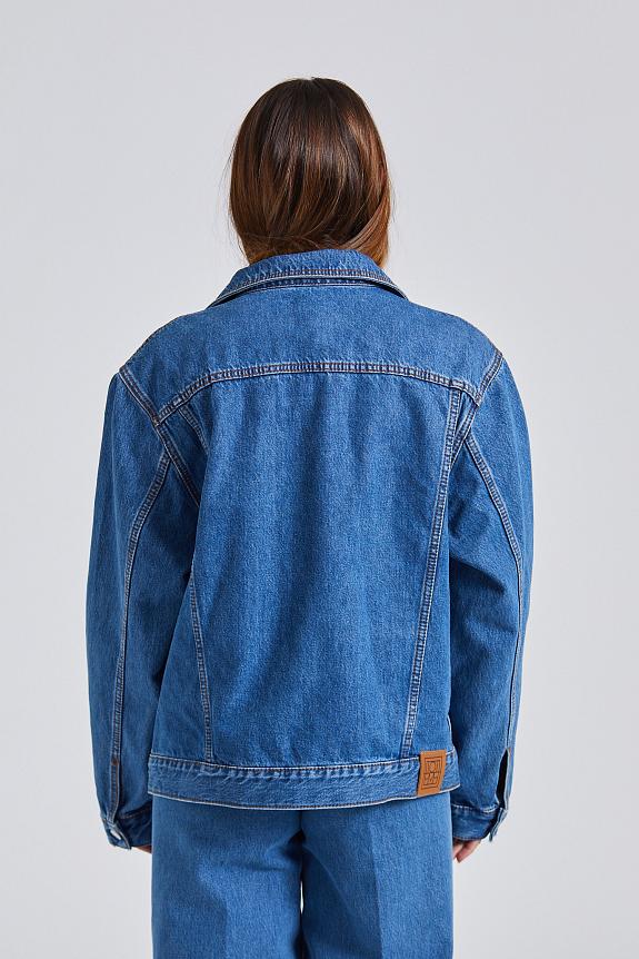 Toteme Classic Denim Jacket Vibrant Blue 