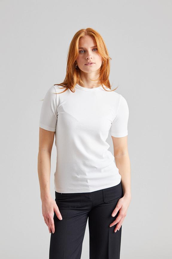 Toteme Classic Rib Tee White