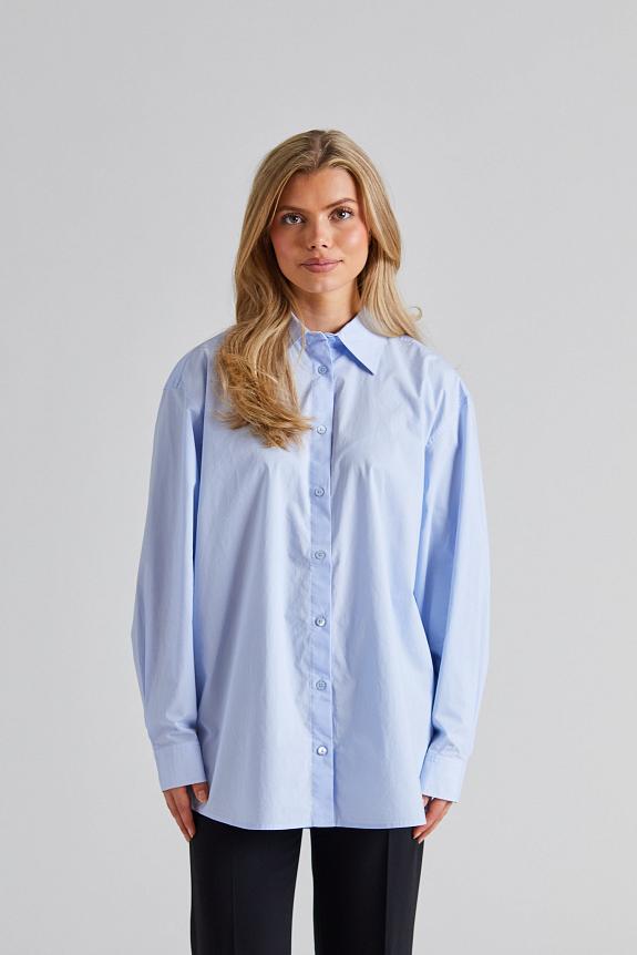 Toteme Classic Tumbled Shirt Sky