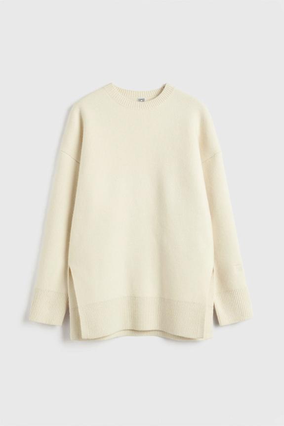 Toteme Double-knit Pullover Snow-4