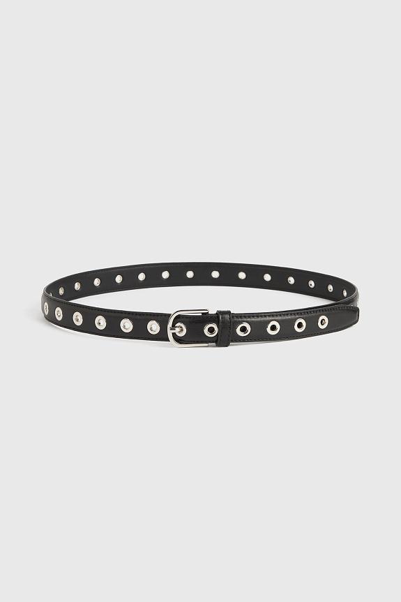 Toteme Eyelet Belt Black