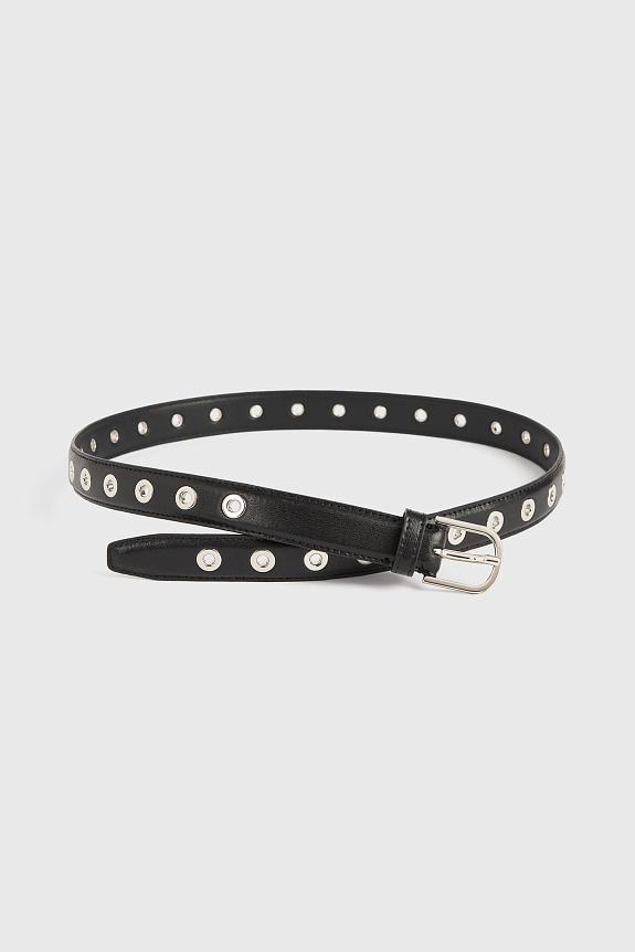 Toteme Eyelet Belt Black