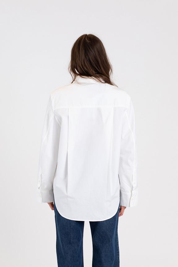 Toteme Heavy Cotton Shirt White-2