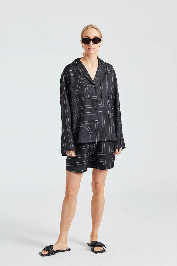 Toteme Monogram Silk PJ Set