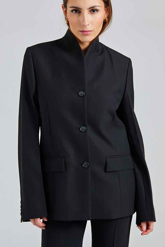 Toteme Overlay Suit Jacket Black