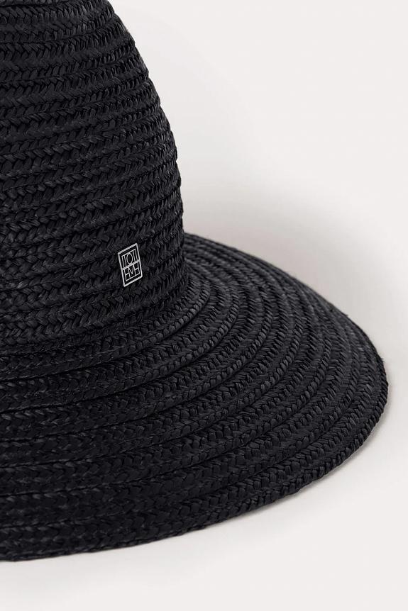 Toteme Panama Hat Black-1