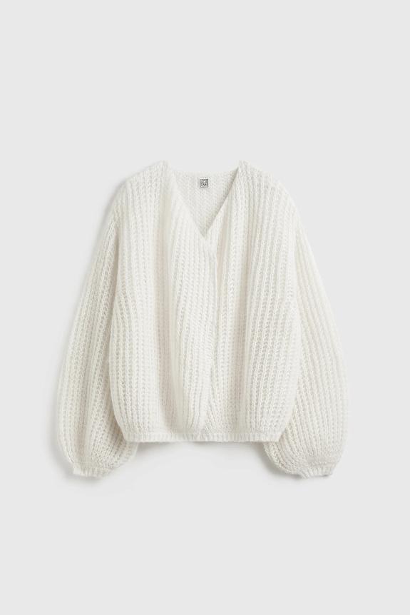 Toteme Puffed Cardigan Off White