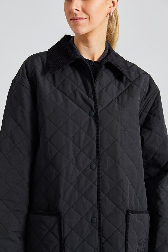 Toteme Quilted Barn Jacket Black-2