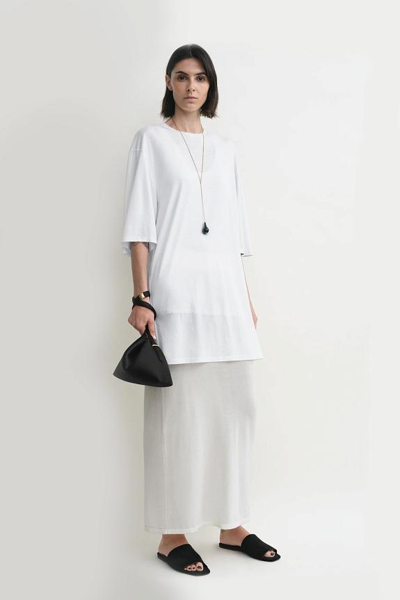 Toteme Relaxed Tee Dress White-1