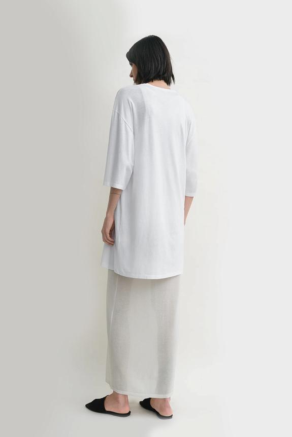 Toteme Relaxed Tee Dress White-2