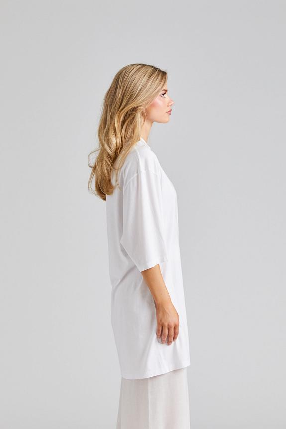 Toteme Relaxed Tee Dress White-3