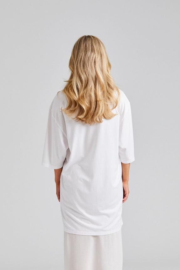 Toteme Relaxed Tee Dress White-4