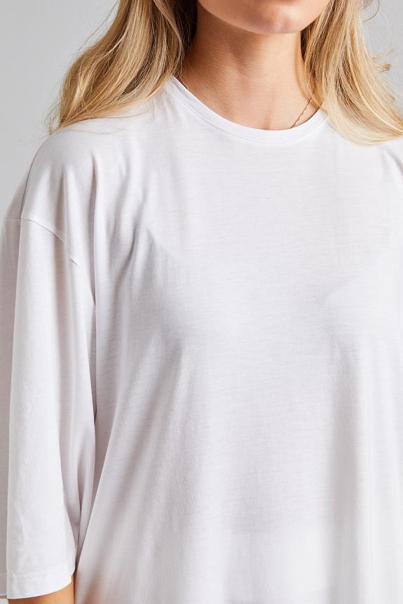 Toteme Relaxed Tee Dress White-5